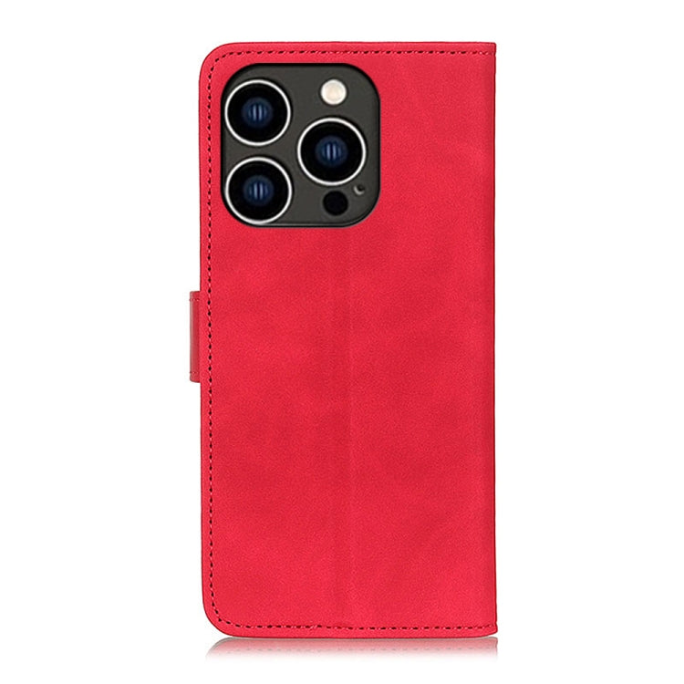 For iPhone 16 Pro KHAZNEH Retro Texture Leather Phone Case(Red) - iPhone 16 Pro Cases by buy2fix | Online Shopping UK | buy2fix