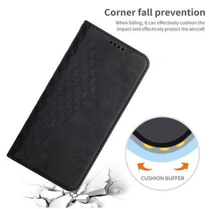 For Xiaomi Redmi K70 / K70 Pro Diamond Splicing Skin Feel Magnetic Leather Phone Case(Black) - K70 Pro Cases by buy2fix | Online Shopping UK | buy2fix