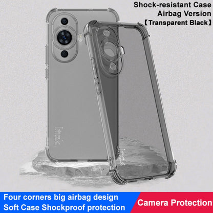 For Huawei nova 11 imak Shockproof Airbag TPU Phone Case(Transparent Black) - Huawei Cases by imak | Online Shopping UK | buy2fix
