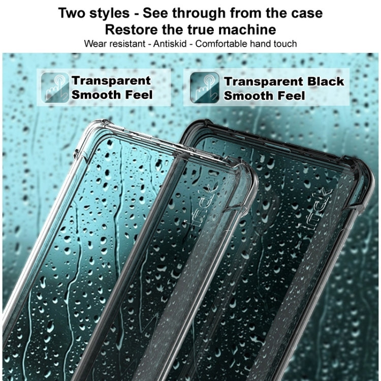 For Motorola Edge 50 Fusion 5G imak Shockproof Airbag TPU Phone Case(Transparent) - Motorola Cases by imak | Online Shopping UK | buy2fix