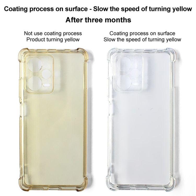 For Motorola Edge 50 Ultra 5G imak Shockproof Airbag TPU Phone Case(Transparent) - Motorola Cases by imak | Online Shopping UK | buy2fix