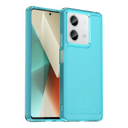 For Xiaomi Poco X6 Neo Candy Series TPU Phone Case(Transparent Blue) - Xiaomi Cases by buy2fix | Online Shopping UK | buy2fix