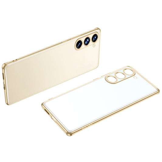 For Samsung Galaxy S23 5G SULADA Electroplating Frosted TPU Phone Case(Gold) - Galaxy S23 5G Cases by SULADA | Online Shopping UK | buy2fix