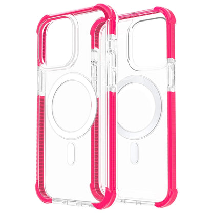 For iPhone 15 Plus Magsafe Magnetic Acrylic Shockproof Phone Case(Pink) - iPhone 15 Plus Cases by buy2fix | Online Shopping UK | buy2fix