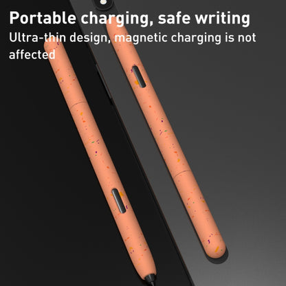 For Samsung Galaxy Tab S7 LOVE MEI Luminous Silicone Protective Pen Case(Orange) - Pencil Accessories by LOVE MEI | Online Shopping UK | buy2fix