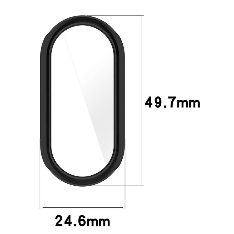 For Xiaomi Mi Band 8 Full Coverage TPU Electroplating Watch Protective Case(Transparent) - Watch Cases by buy2fix | Online Shopping UK | buy2fix