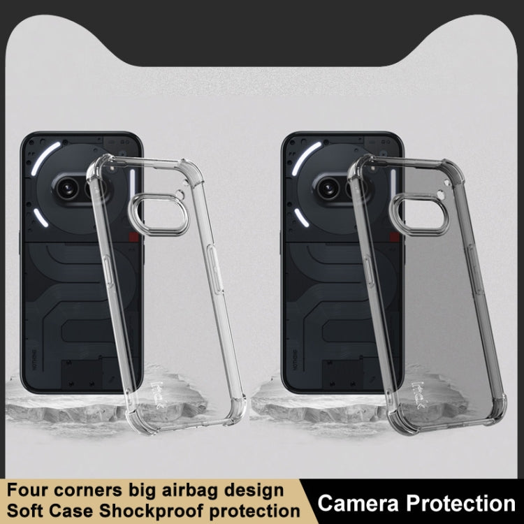 For Nothing Phone 2a 5G imak Shockproof Airbag TPU Phone Case(Transparent) - More Brand by imak | Online Shopping UK | buy2fix