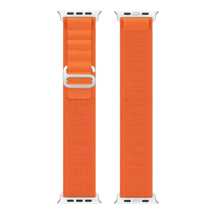 For Apple Watch Series 6 40mm DUX DUCIS GS Series Nylon Loop Watch Band(Orange) - Watch Bands by DUX DUCIS | Online Shopping UK | buy2fix