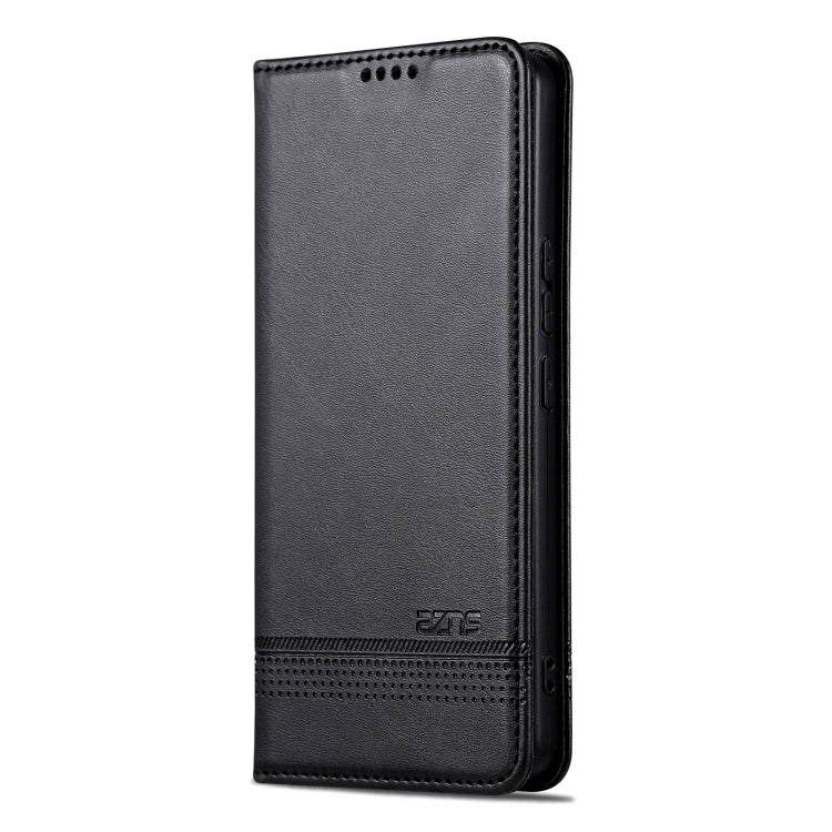 For Samsung Galaxy S24 5G AZNS Magnetic Calf Texture Flip Leather Phone Case(Black) - Galaxy S24 5G Cases by AZNS | Online Shopping UK | buy2fix