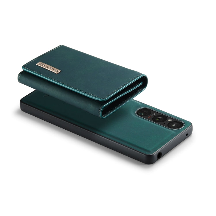 For Sony Xperia 1 VI DG.MING M1 Series 3-Fold Multi Card Wallet + Magnetic Phone Case(Green) - Sony Cases by DG.MING | Online Shopping UK | buy2fix