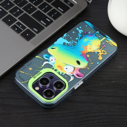 For iPhone 16 Pro Max Animal Pattern Oil Painting Series PC + TPU Phone Case(Clown) - iPhone 16 Pro Max Cases by buy2fix | Online Shopping UK | buy2fix