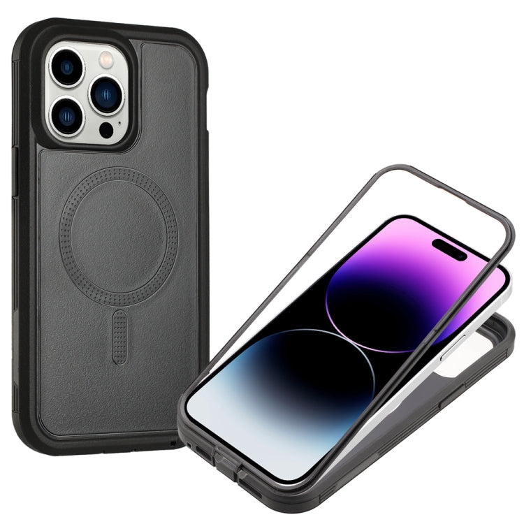 For iPhone 13 Defender Series XT MagSafe Magnetic PC + TPU Shockproof Phone Case(Black) - iPhone 13 Cases by buy2fix | Online Shopping UK | buy2fix