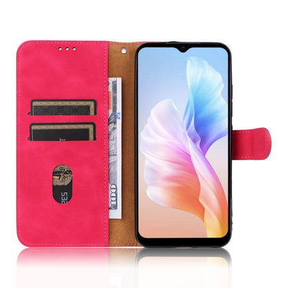 For Doogee X98 / X98 Pro Skin Feel Magnetic Flip Leather Phone Case(Rose Red) - More Brand by buy2fix | Online Shopping UK | buy2fix