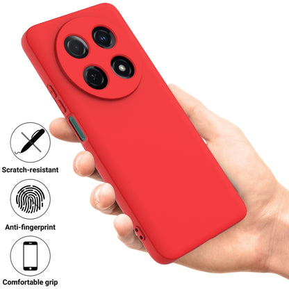 For Huawei nova 12i Solid Color Liquid Silicone Dropproof Full Coverage Protective Case(Red) - Huawei Cases by buy2fix | Online Shopping UK | buy2fix