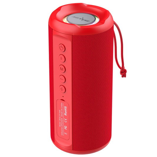 Zealot S46 TWS Portable Wireless Bluetooth Speaker with Colorful Light(Red) - Desktop Speaker by ZEALOT | Online Shopping UK | buy2fix