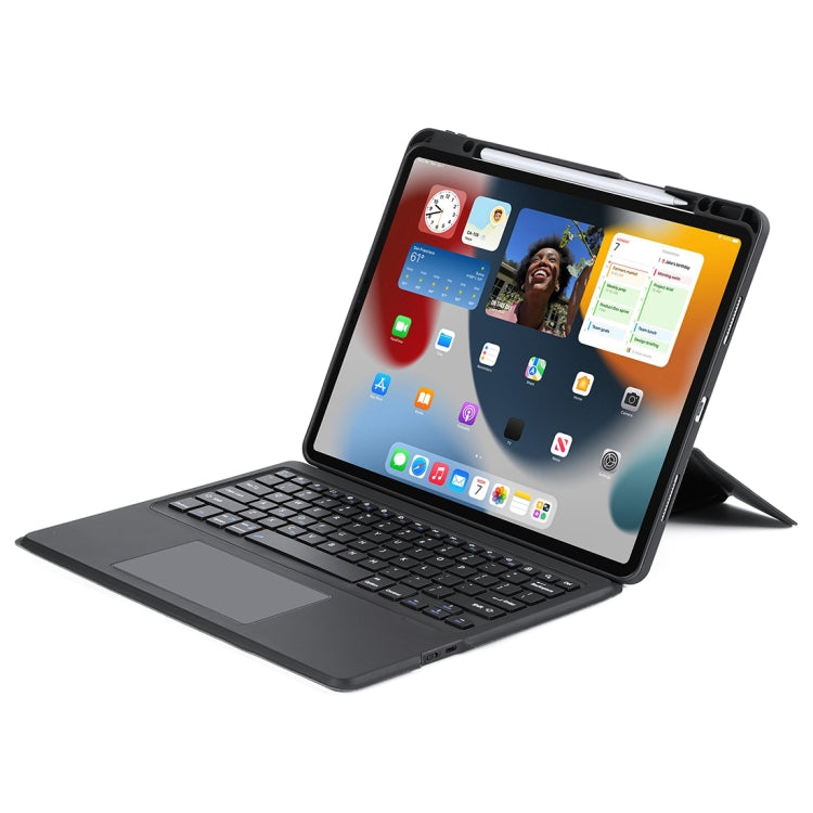 For iPad Pro 12.9 2022 / 2021 / 2020 / Air 13 2024 DUX DUCIS DK Series Magnetic Wireless Bluetooth Keyboard Tablet Case(Black) - For iPad Pro by DUX DUCIS | Online Shopping UK | buy2fix