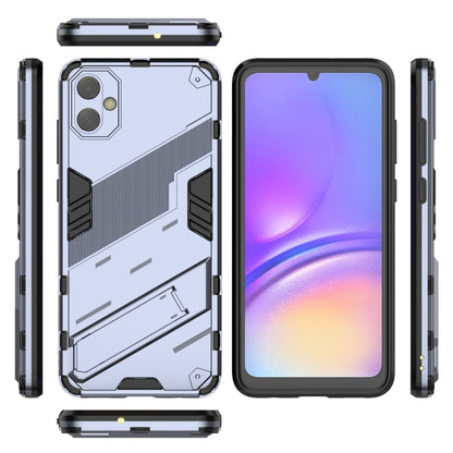 For Samsung Galaxy A05 4G Punk Armor 2 in 1 PC + TPU Shockproof Phone Case with Invisible Holder(Grey) - Galaxy Phone Cases by buy2fix | Online Shopping UK | buy2fix