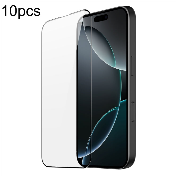 For iPhone 16 Pro 10pcs DUX DUCIS 0.33mm 9H Medium Alumina Tempered Glass Film - iPhone 16 Pro Tempered Glass by DUX DUCIS | Online Shopping UK | buy2fix