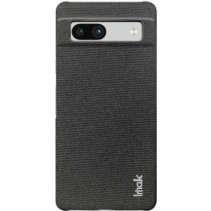 For Google Pixel 7a imak Ruiyi Series Cloth Texture PU + PC Phone Case(Black) - Google Cases by imak | Online Shopping UK | buy2fix