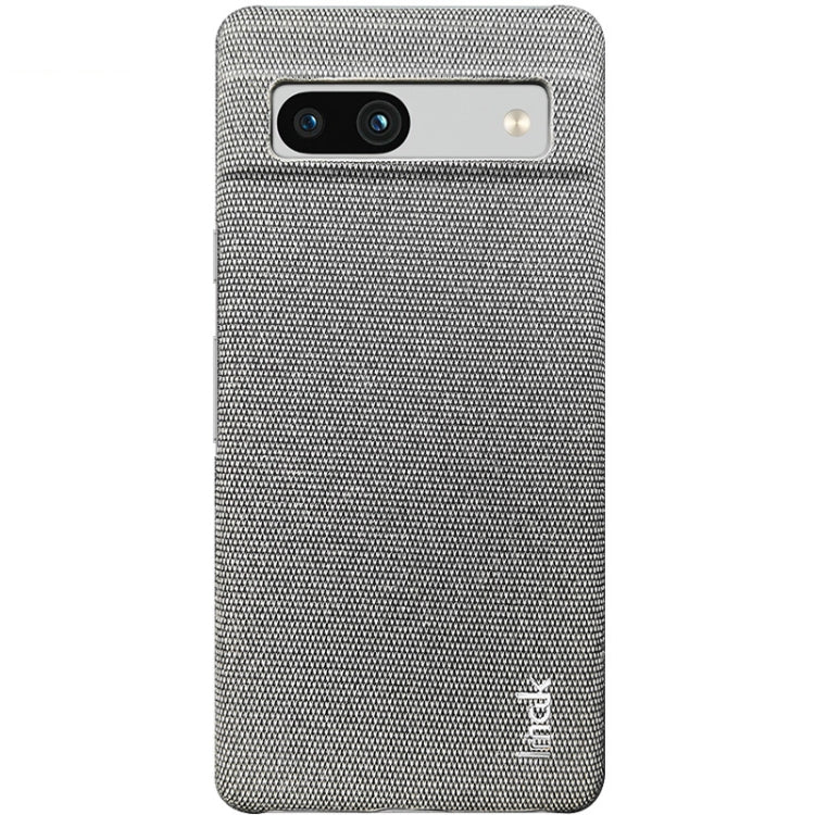 For Google Pixel 7a imak Ruiyi Series Cloth Texture PU + PC Phone Case(Light Grey) - Google Cases by imak | Online Shopping UK | buy2fix