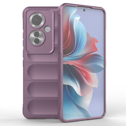 For OPPO Reno11 F 5G Global Magic Shield TPU + Flannel Phone Case(Purple) - Reno11 F Cases by buy2fix | Online Shopping UK | buy2fix