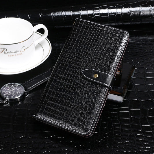 For Blackview A80 idewei Crocodile Texture Horizontal Flip Leather Case with Holder & Card Slots & Wallet(Black) - More Brand by idewei | Online Shopping UK | buy2fix