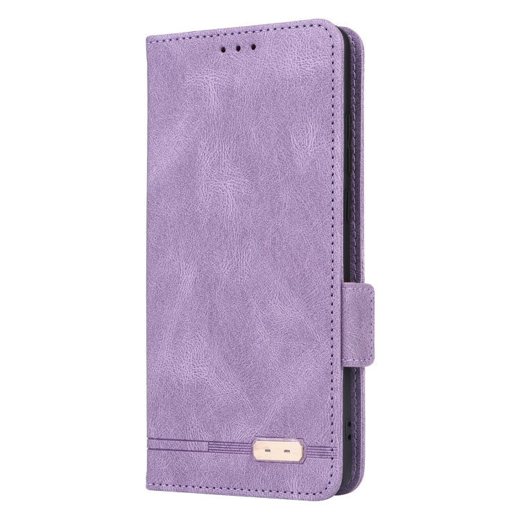 For OnePlus 12 Magnetic Clasp Leather Phone Case(Purple) - OnePlus Cases by buy2fix | Online Shopping UK | buy2fix