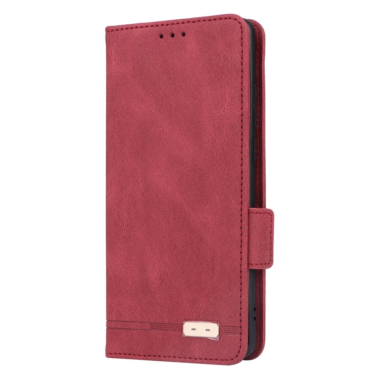 For OnePlus 12 Magnetic Clasp Leather Phone Case(Red) - OnePlus Cases by buy2fix | Online Shopping UK | buy2fix