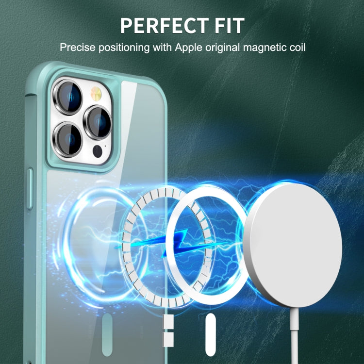 For iPhone 14 Pro MagSafe Magnetic Phone Case(Lake Blue) - iPhone 14 Pro Cases by buy2fix | Online Shopping UK | buy2fix