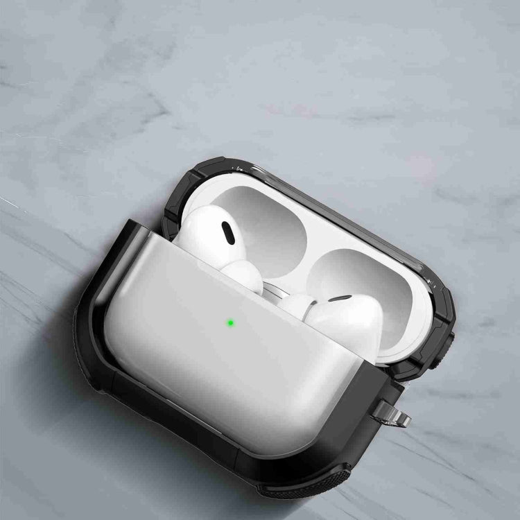 For AirPods 3 Thunder Transparent Armor Wireless Earphones Protective Case(Green) - For AirPods 3 by buy2fix | Online Shopping UK | buy2fix