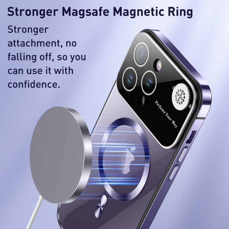 For iPhone 14 Pro Aromatherapy MagSafe Magnetic Phone Case(Black) - iPhone 14 Pro Cases by buy2fix | Online Shopping UK | buy2fix