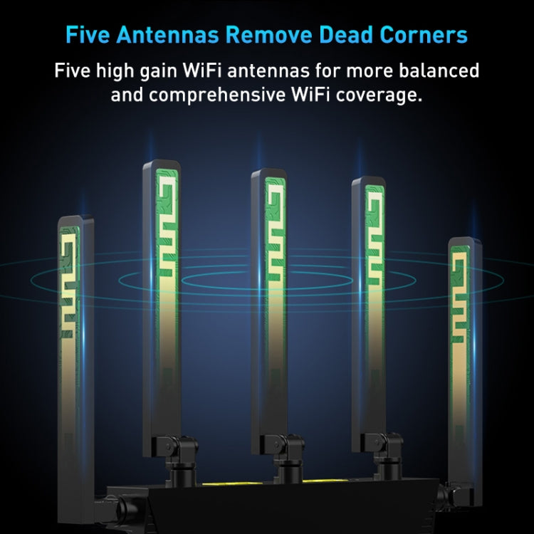 COMFAST CF-WR631AX MESH Networking WiFi6 Gigabit Dual Frequency 3000M Wireless Router, Plug:UK Plug - Wireless Routers by COMFAST | Online Shopping UK | buy2fix