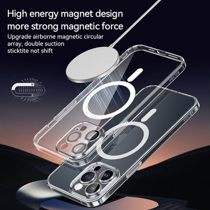 For iPhone 16 SULADA Jingpin Series MagSafe All-inclusive Lens Electroplated TPU Phone Case(Transparent) - iPhone 16 Cases by SULADA | Online Shopping UK | buy2fix