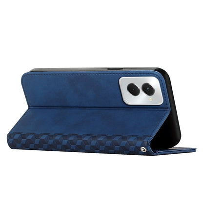 For Motorola Moto G Power 5G 2024 Diamond Splicing Skin Feel Magnetic Leather Phone Case(Blue) - Motorola Cases by buy2fix | Online Shopping UK | buy2fix