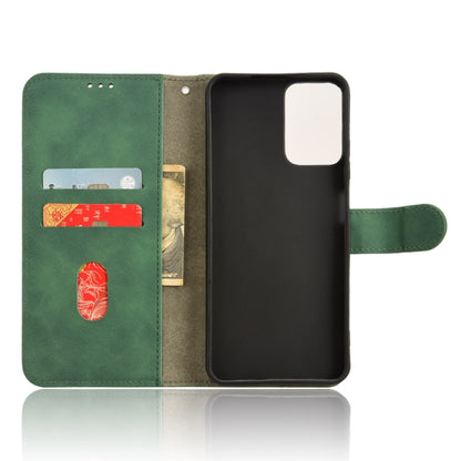 For Motorola Moto G Stylus 5G 2024 Skin Feel Magnetic Flip Leather Phone Case(Green) - Motorola Cases by buy2fix | Online Shopping UK | buy2fix