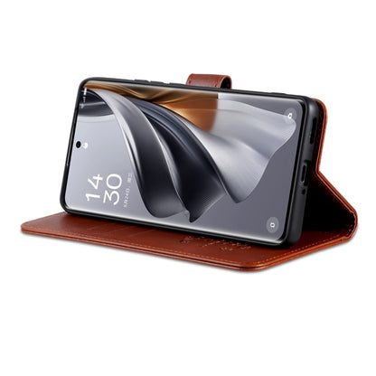 For Xiaomi Redmi K70 / K70 Pro AZNS Sheepskin Texture Flip Leather Phone Case(Brown) - K70 Pro Cases by AZNS | Online Shopping UK | buy2fix