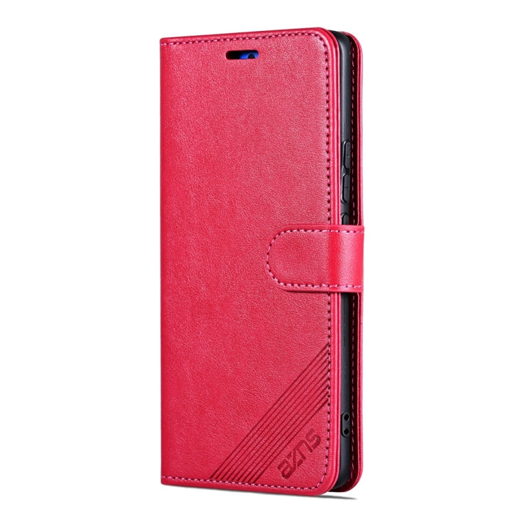 For Xiaomi Redmi K70 / K70 Pro AZNS Sheepskin Texture Flip Leather Phone Case(Red) - Xiaomi Cases by AZNS | Online Shopping UK | buy2fix