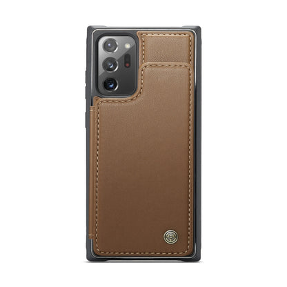 For Samsung Galaxy Note20 Ultra CaseMe C22 Card Slots Holder RFID Anti-theft Phone Case(Brown) - Galaxy Note20 Ultra Cases by CaseMe | Online Shopping UK | buy2fix