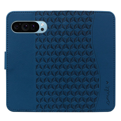 For Google Pixel 9 Pro Business Diamond Buckle Leather Phone Case with Lanyard(Royal Blue) - Google Cases by buy2fix | Online Shopping UK | buy2fix