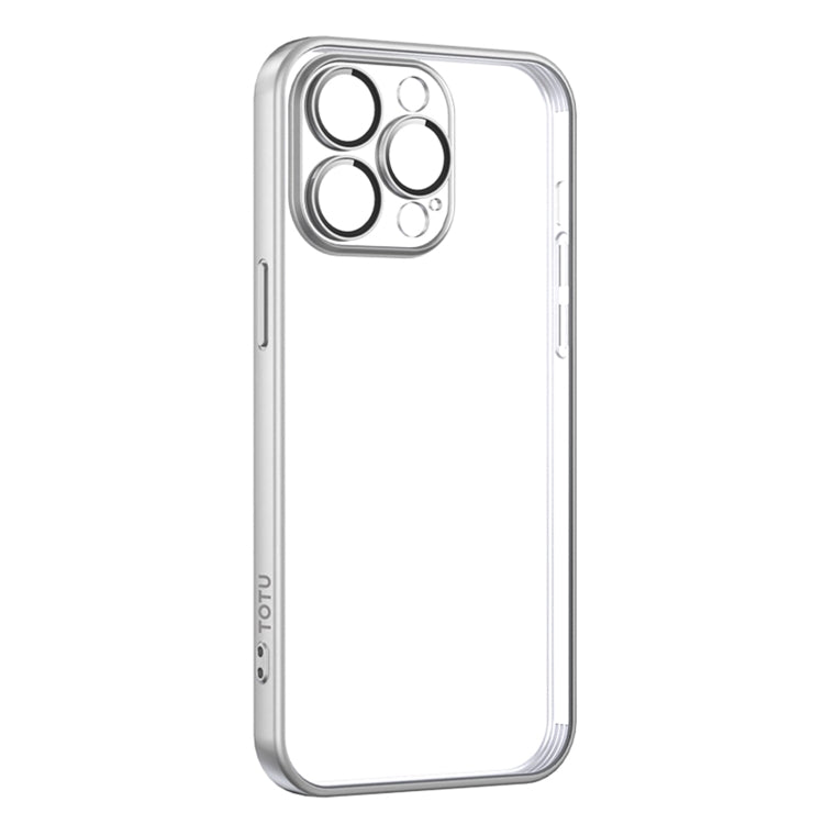 For iPhone 15 Pro Max TOTUDESIGN PC-2 Series Electroplating TPU Phone Case(Silver) - iPhone 15 Pro Max Cases by TOTUDESIGN | Online Shopping UK | buy2fix