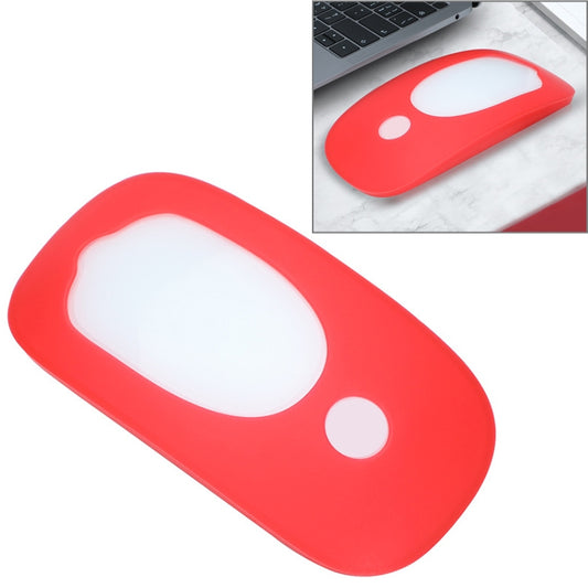 For Apple Magic Mouse 1 / 2 Mouse Silicone Protective Case(Red) - Protective Bags by buy2fix | Online Shopping UK | buy2fix