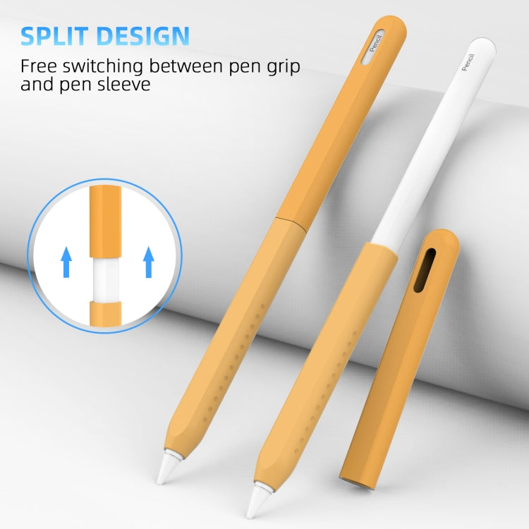 For Apple Pencil 2 / Pro DUX DUCIS Detachable Gradient Colorful Stylus Case(Gradient Orange) - Pencil Accessories by DUX DUCIS | Online Shopping UK | buy2fix