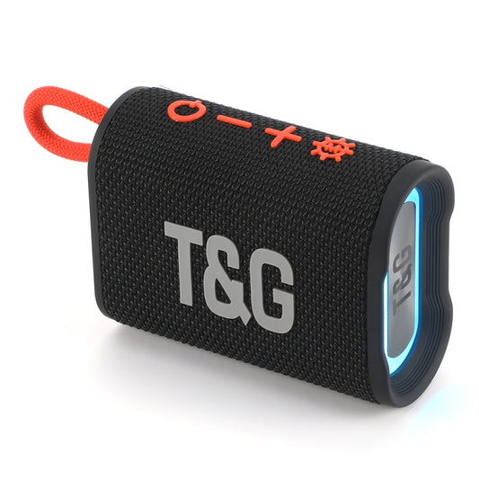 T&G TG396 Outdoor Portable Ambient RGB Light IPX7 Waterproof Bluetooth Speaker(Black) - Waterproof Speaker by T&G | Online Shopping UK | buy2fix