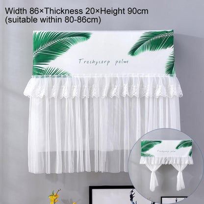 Do Not Take Dust-proof And Anti Direct Blowing Simple Wind Hanging Machine Air Conditioner Moon Cover, Size:Width 86 × Thickness 20 × Height 90cm(Plantain Leaves) - Dust Covers by buy2fix | Online Shopping UK | buy2fix