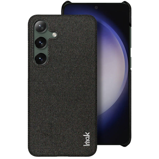 For Samsung Galaxy S24 5G imak Ruiyi Series Cloth Texture PU + PC Phone Case(Black) - Galaxy S24 5G Cases by imak | Online Shopping UK | buy2fix