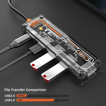 SW5H 5 in 1 Type-C to PD + USB3.0 + 2 x USB2.0 + HDMI HUB Docking Station(Grey) - USB HUB by buy2fix | Online Shopping UK | buy2fix