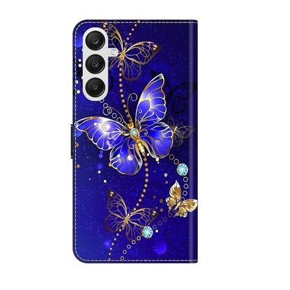 For Samsung Galaxy A35 5G Crystal 3D Shockproof Protective Leather Phone Case(Diamond Butterfly) - Galaxy Phone Cases by buy2fix | Online Shopping UK | buy2fix