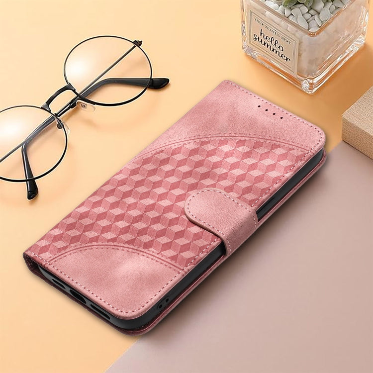 For Xiaomi Redmi K70 YX0060 Elephant Head Embossed Phone Leather Case with Lanyard(Pink) - K70 Cases by buy2fix | Online Shopping UK | buy2fix