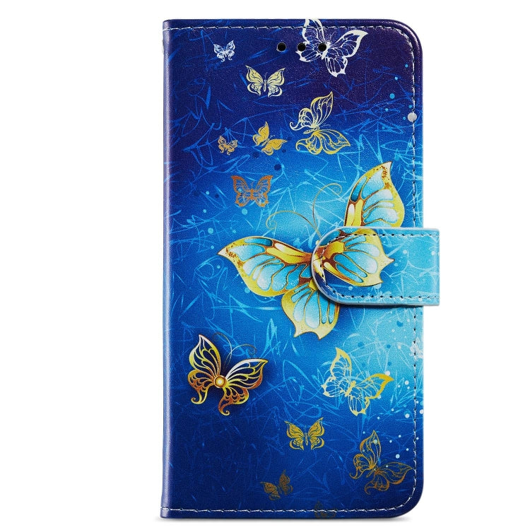 For Blackview A53 Pro Painted Pattern Horizontal Flip Leather Phone Case(Butterfly) - More Brand by buy2fix | Online Shopping UK | buy2fix