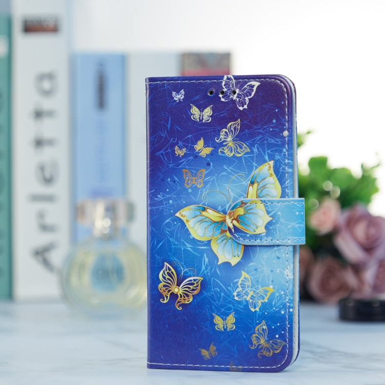 For Blackview A53 Pro Painted Pattern Horizontal Flip Leather Phone Case(Butterfly) - More Brand by buy2fix | Online Shopping UK | buy2fix